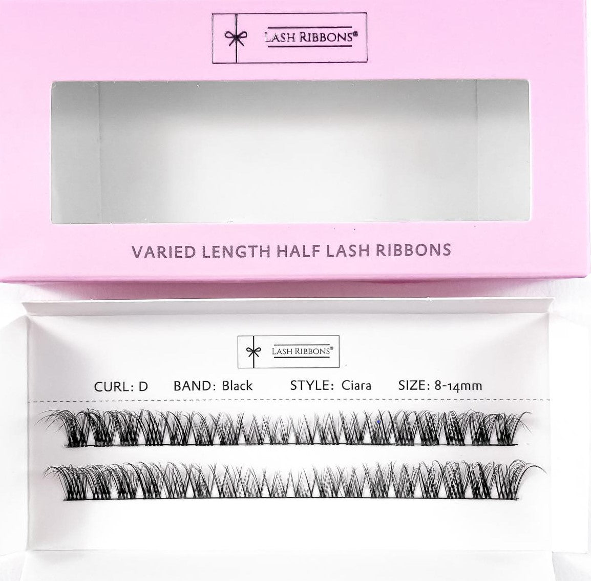 Ciara - 3D 'D' Curl Multi-Length Half Lash Ribbons® Lash Ribbons®