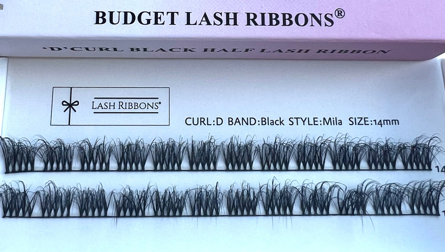 Mila Fluff'Em Budget 'D' Curl Lash Ribbons® Lash Ribbons®