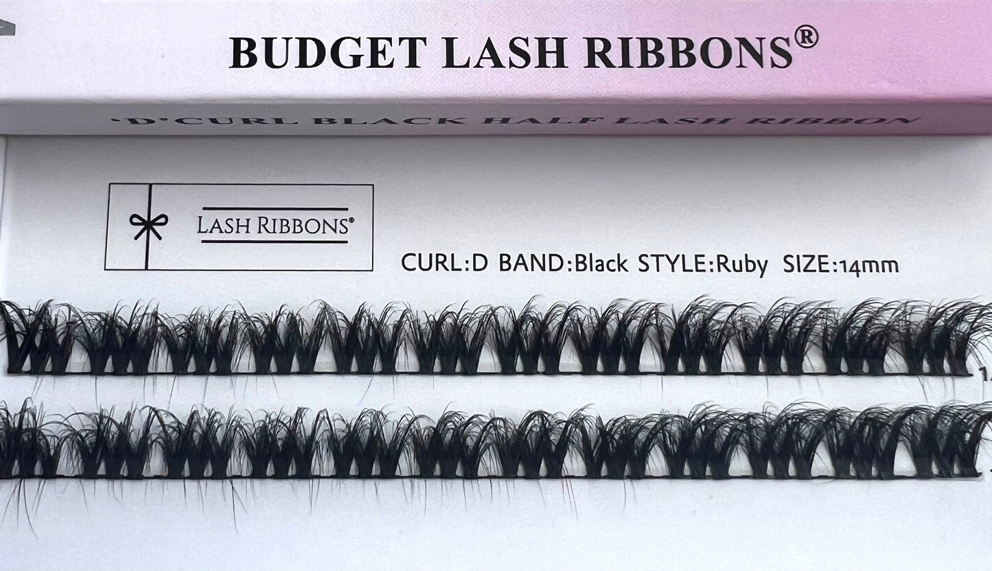 Ruby Fluff'Em Budget 'D' Curl Lash Ribbons® Lash Ribbons®