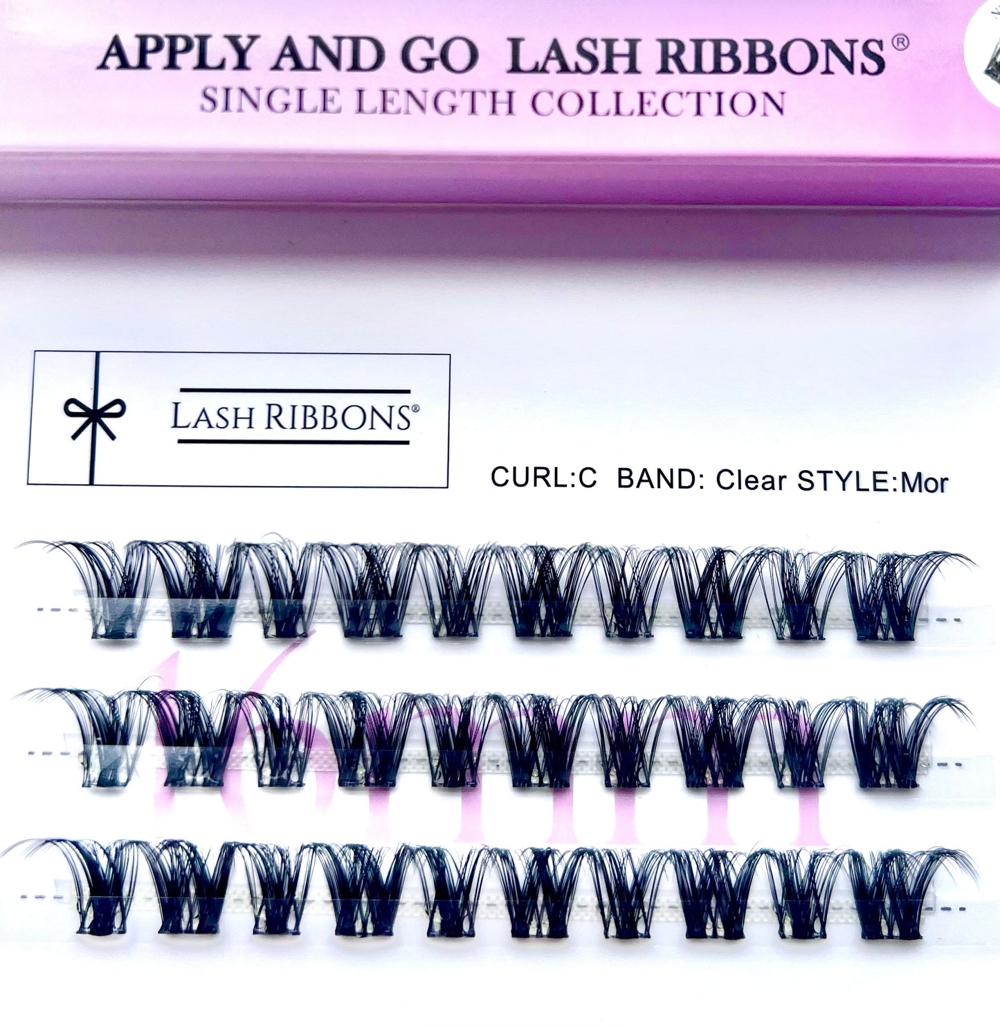 Pre-Glued Lashes - K Glue No Faff Lash - Mor Lash Ribbons®