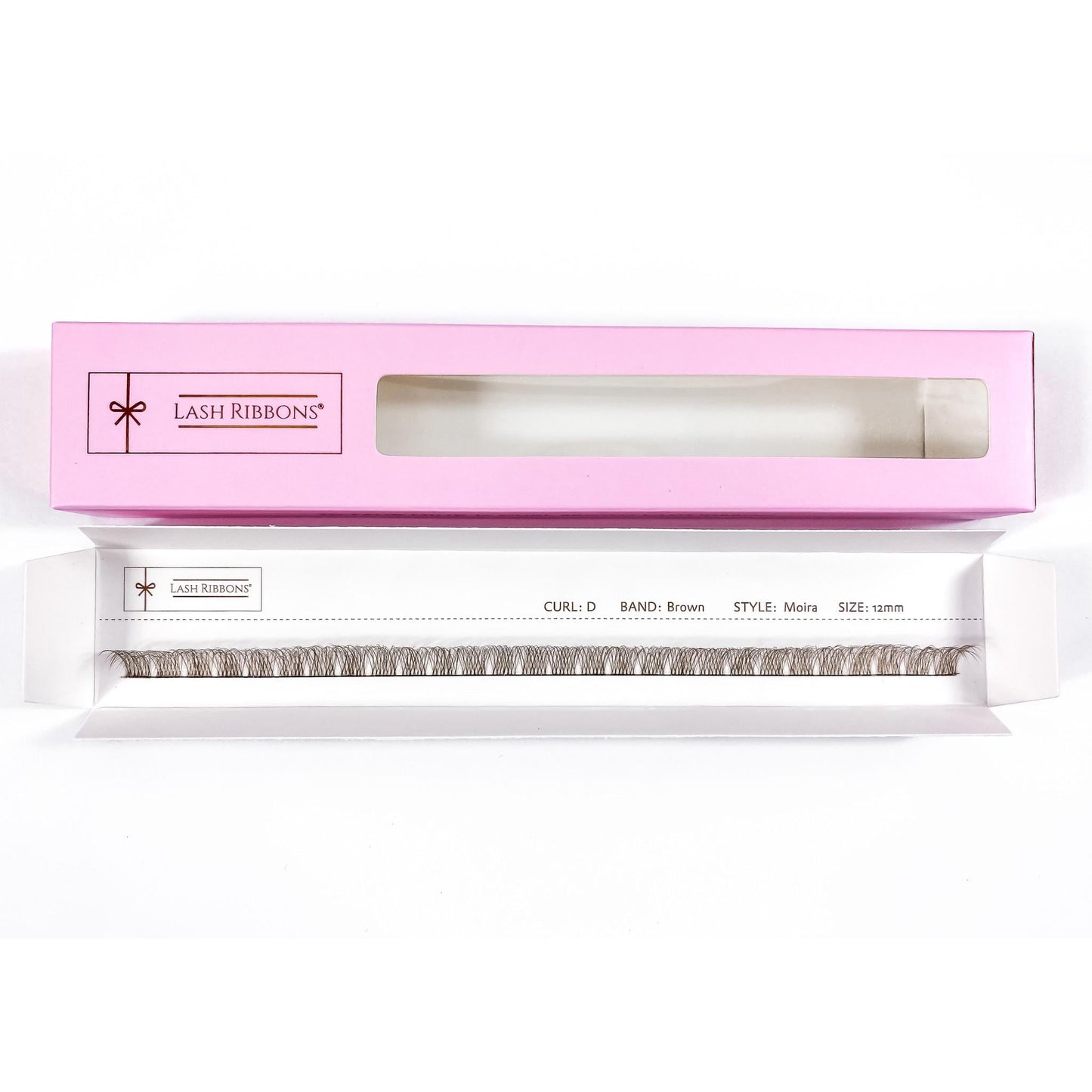 3D 'D' Curl Brown Lash Ribbons® Starter Kit (With Clear Lash Bond) Lash Ribbons®