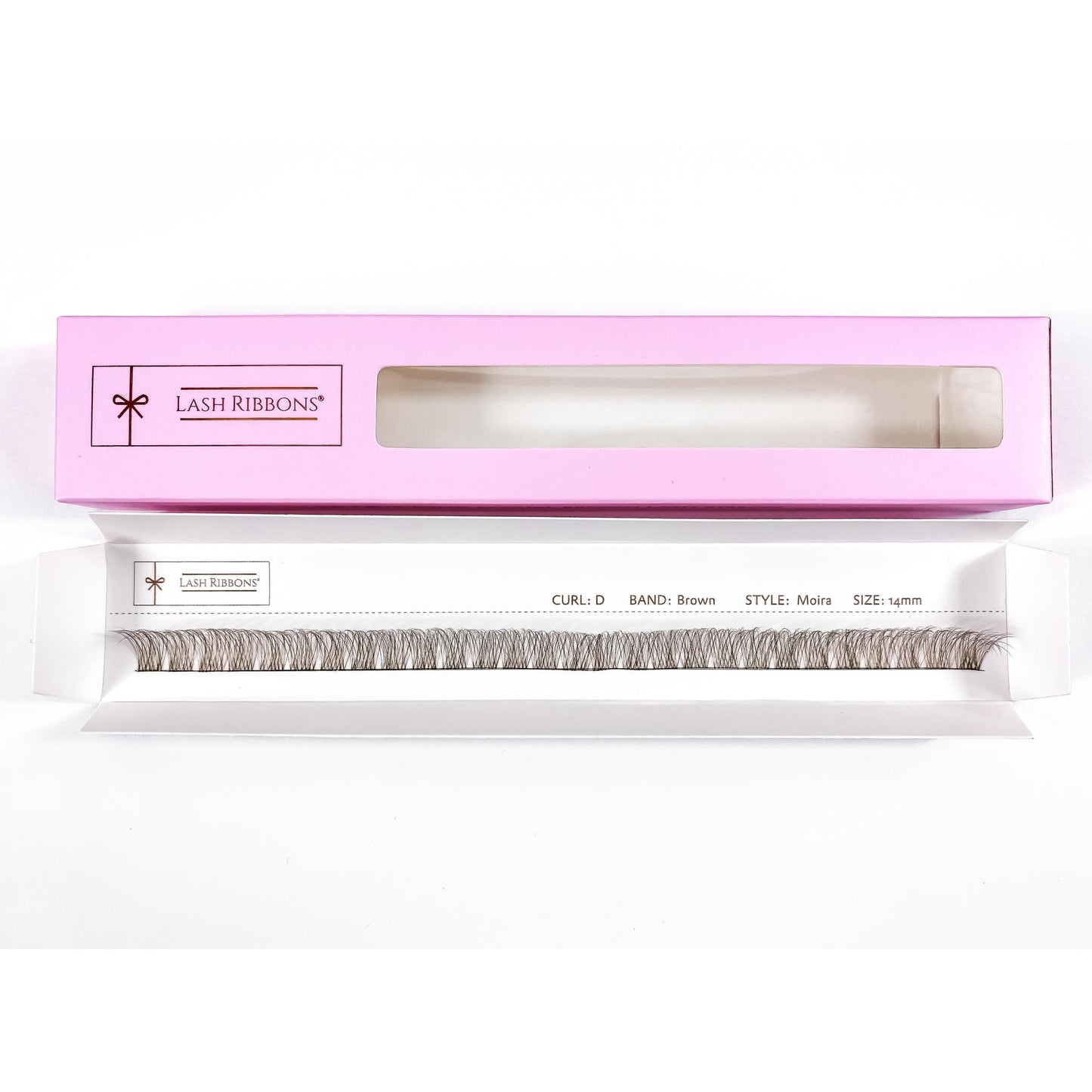 Moira - 3D 'D' Curl Brown Lash Ribbons® Lash Ribbons