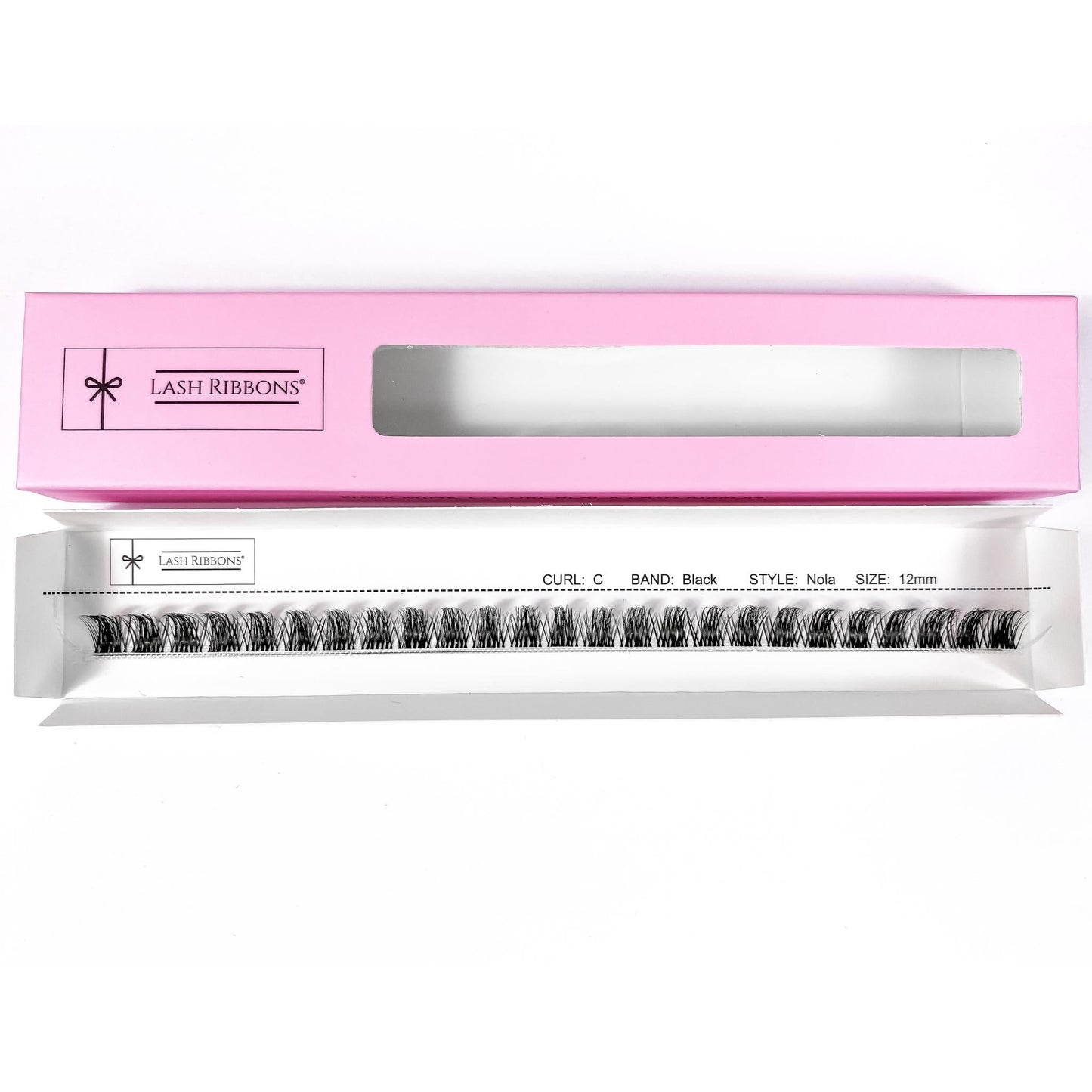 Nola - 'C' Curl Lash Ribbons® Invisible Band Lash Ribbons®