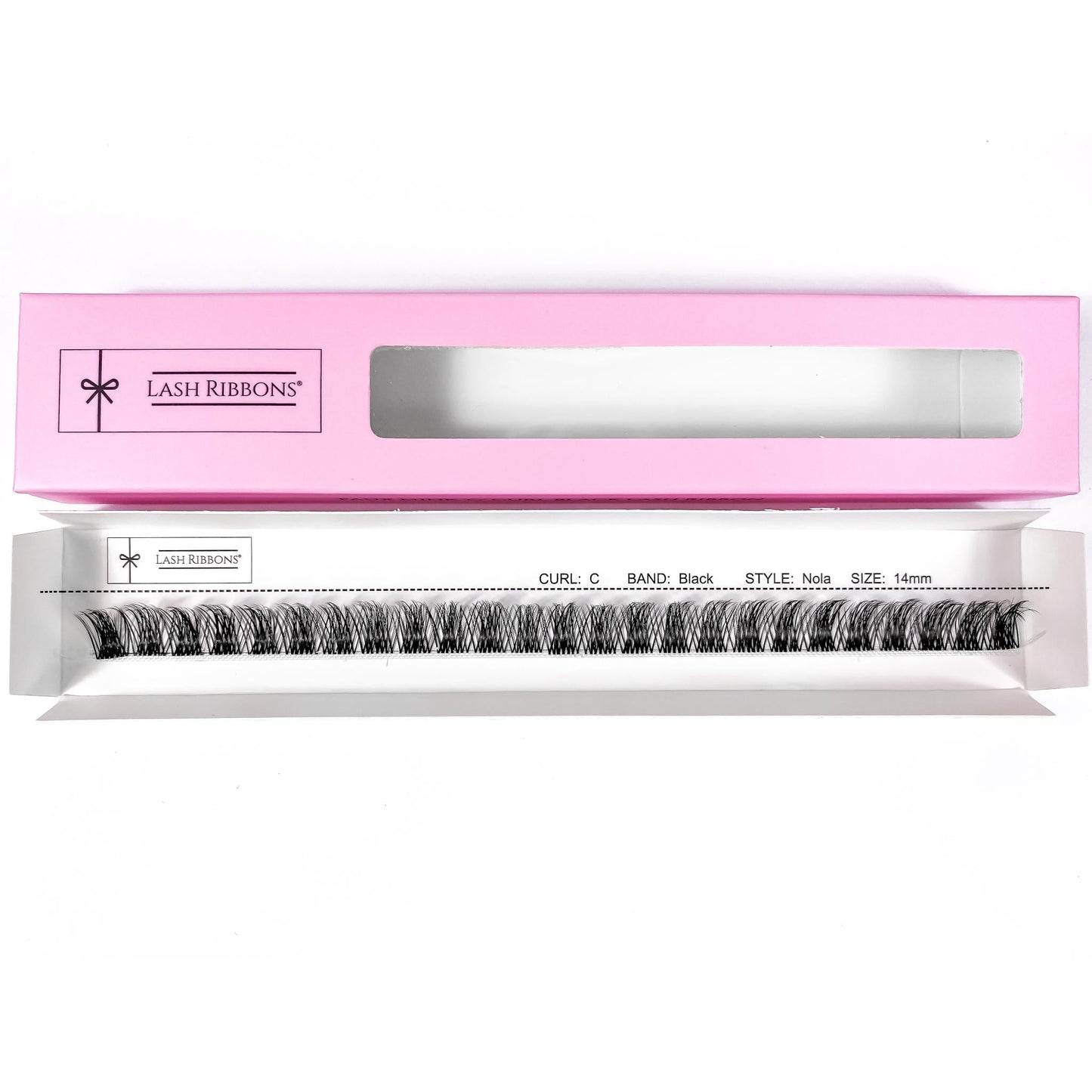 Nola - 'C' Curl Lash Ribbons® Invisible Band Lash Ribbons®