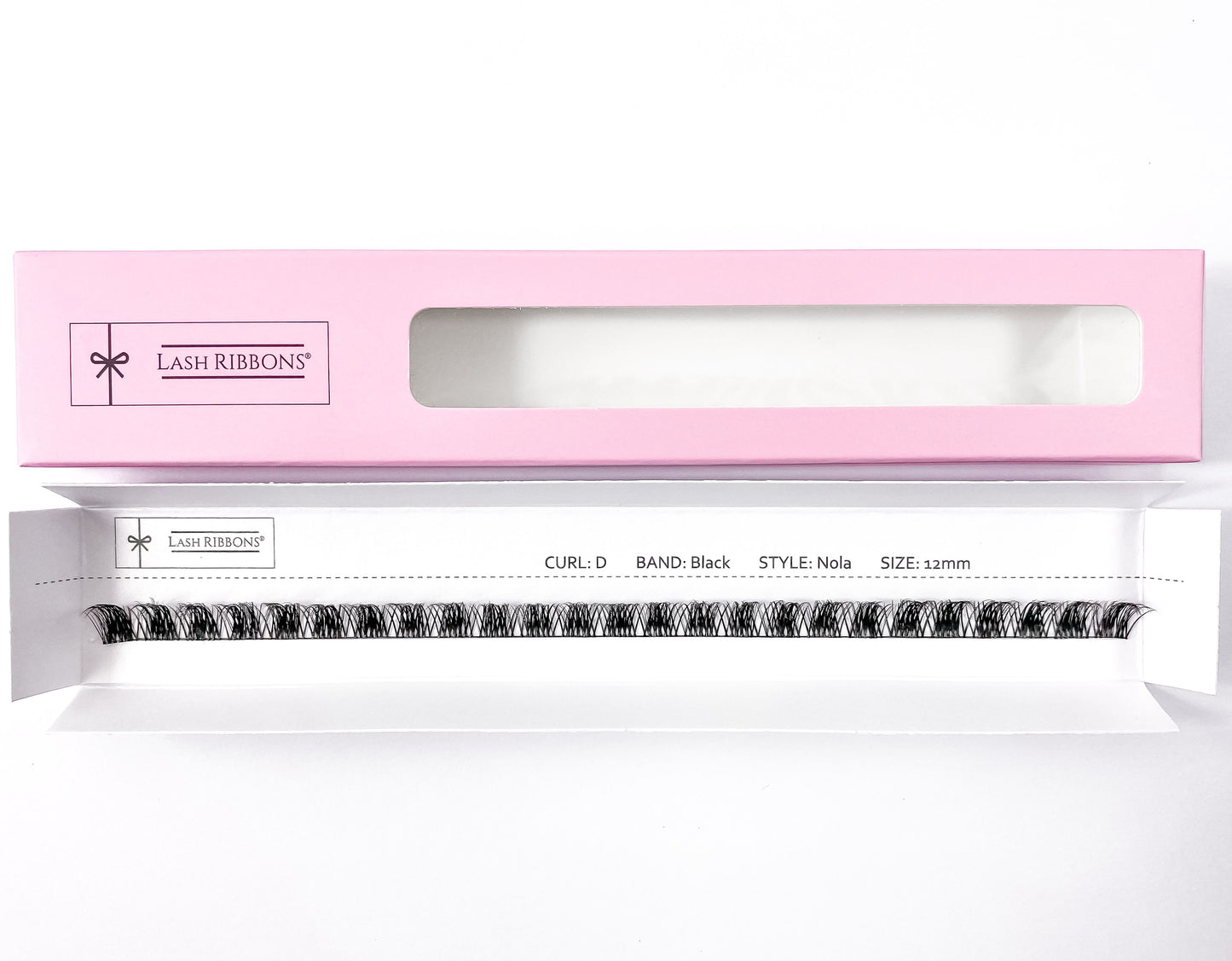 'D' Curl Black Lash Ribbons® Starter Kit (With Black Bond'Em)