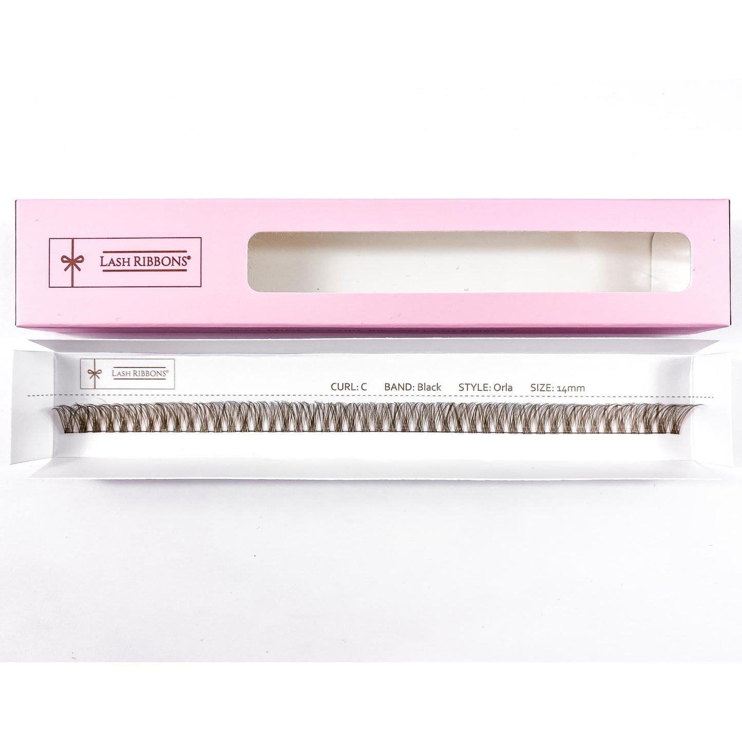 Orla - 'C' Curl Brown Lash Ribbons® Lash Ribbons