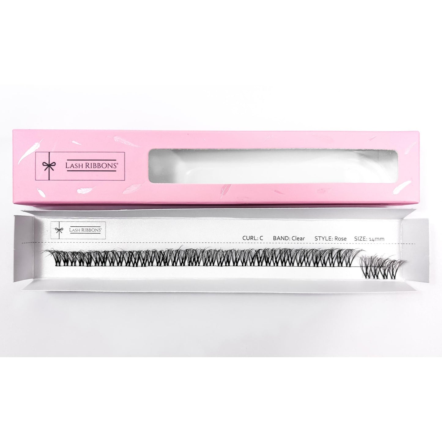 Rose - Weightless 'C' Curl Pre-Cut Lash Ribbons® Lash Ribbons