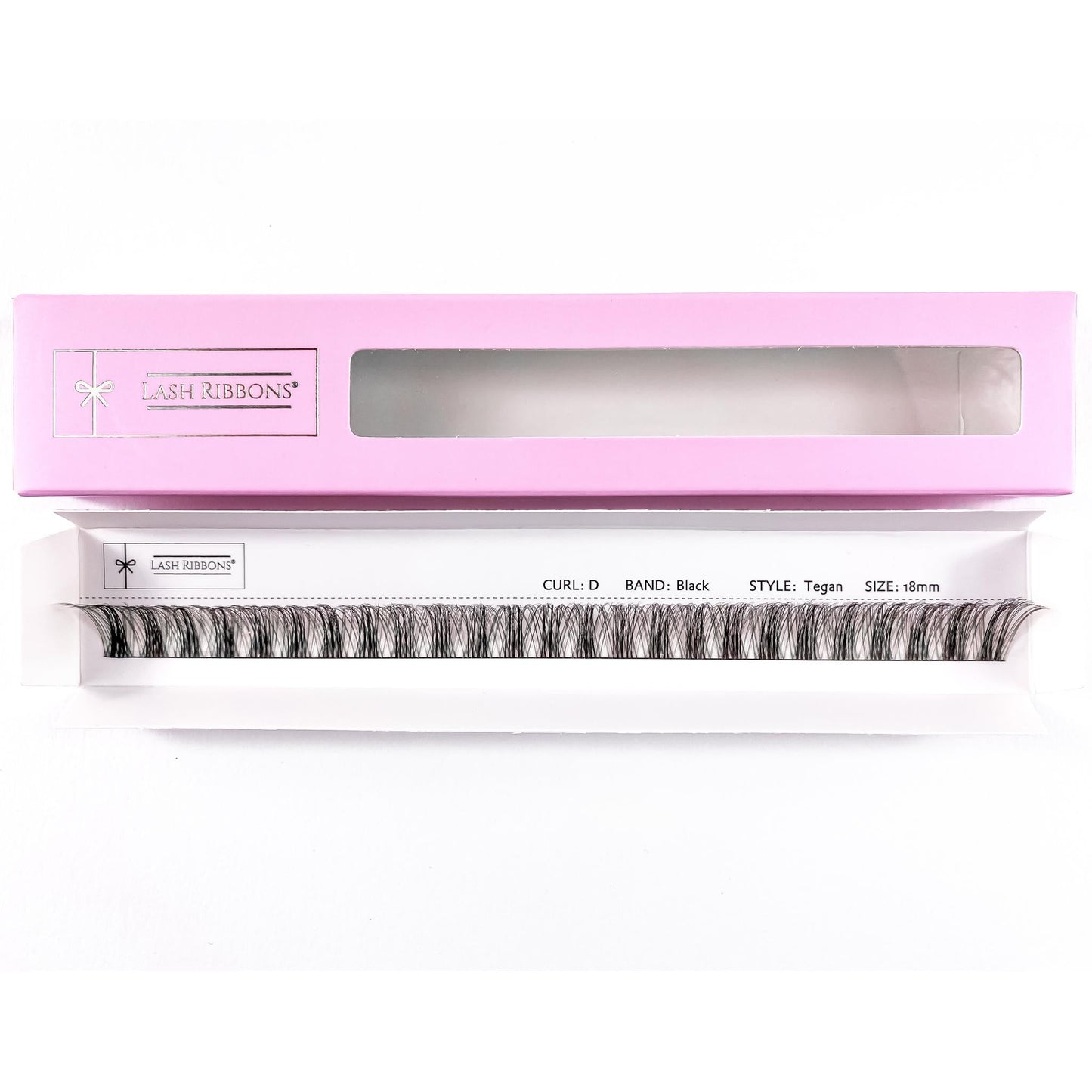 3D 'C' Curl Black / Brown Lash Ribbons® Starter Kit (With Clear Lash Bond) Lash Ribbons®