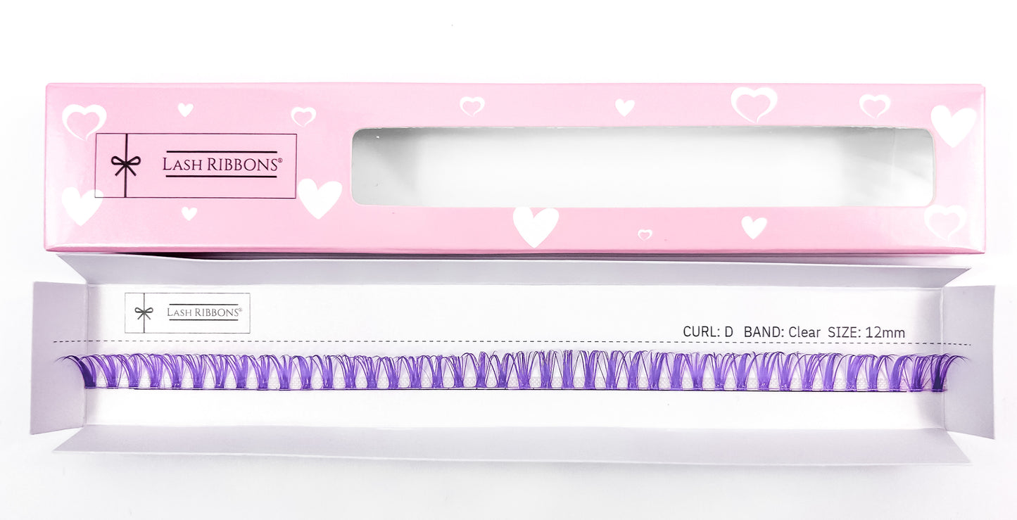 Purple 'D' Curl Lash Ribbons®