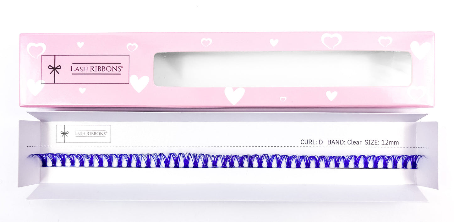 Dark Blue 'D' Curl Lash Ribbons® Lash Ribbons®