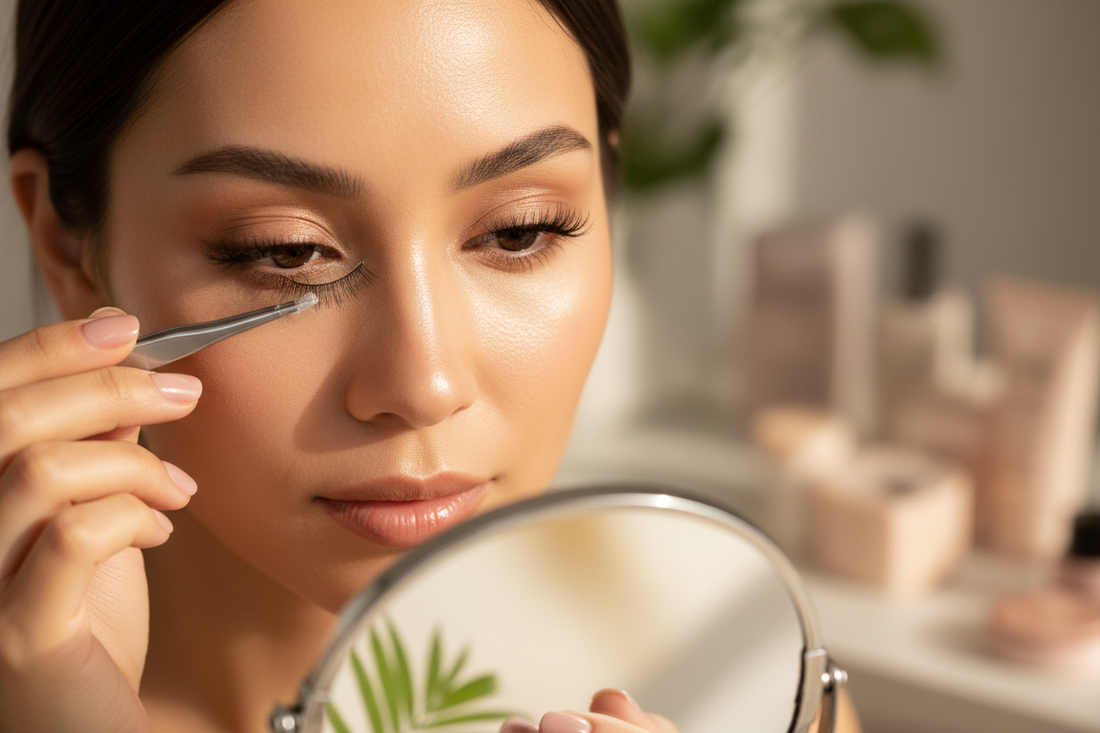 How to Apply Pre Glued Lashes for Beginners