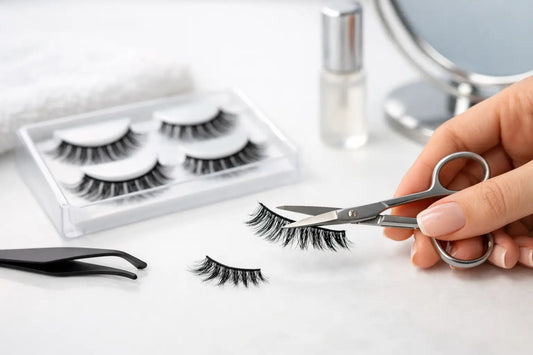 How to Trim False Lashes Properly