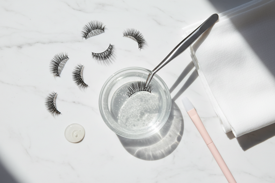 How to Reuse Pre Glued Lashes Properly