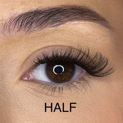 Pre-Glued No Faff Half or Full Lash- Nerisha (Dark Brown)
