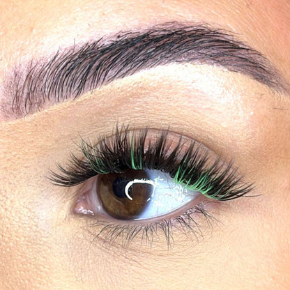 Lime Green 'D' Curl Lash Ribbons® Lash Ribbons®