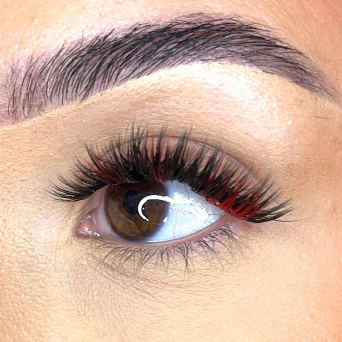 Red 'D' Curl Lash Ribbons® Lash Ribbons®