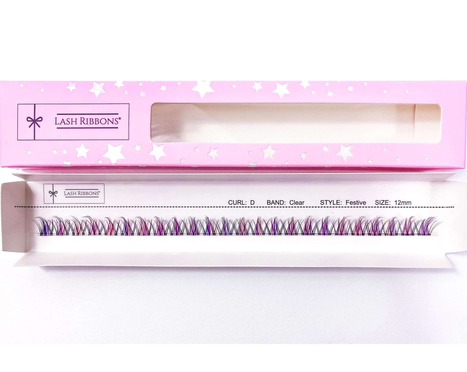 Festive Lash Ribbons® 'D' Curl Lash Ribbons®