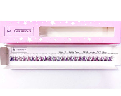Festive Lash Ribbons® 'D' Curl Lash Ribbons®