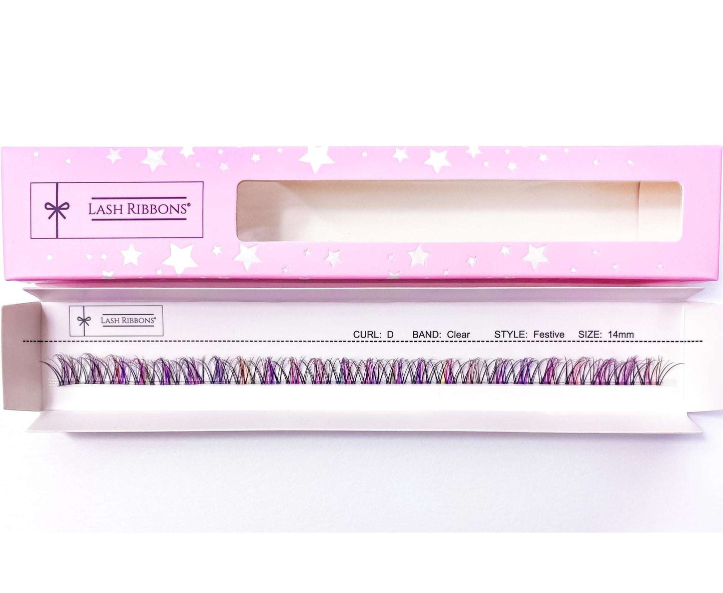 Festive Lash Ribbons® 'D' Curl Lash Ribbons®
