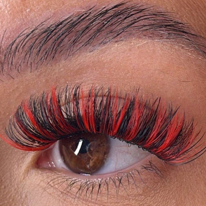 Red 'D' Curl Lash Ribbons® Lash Ribbons®
