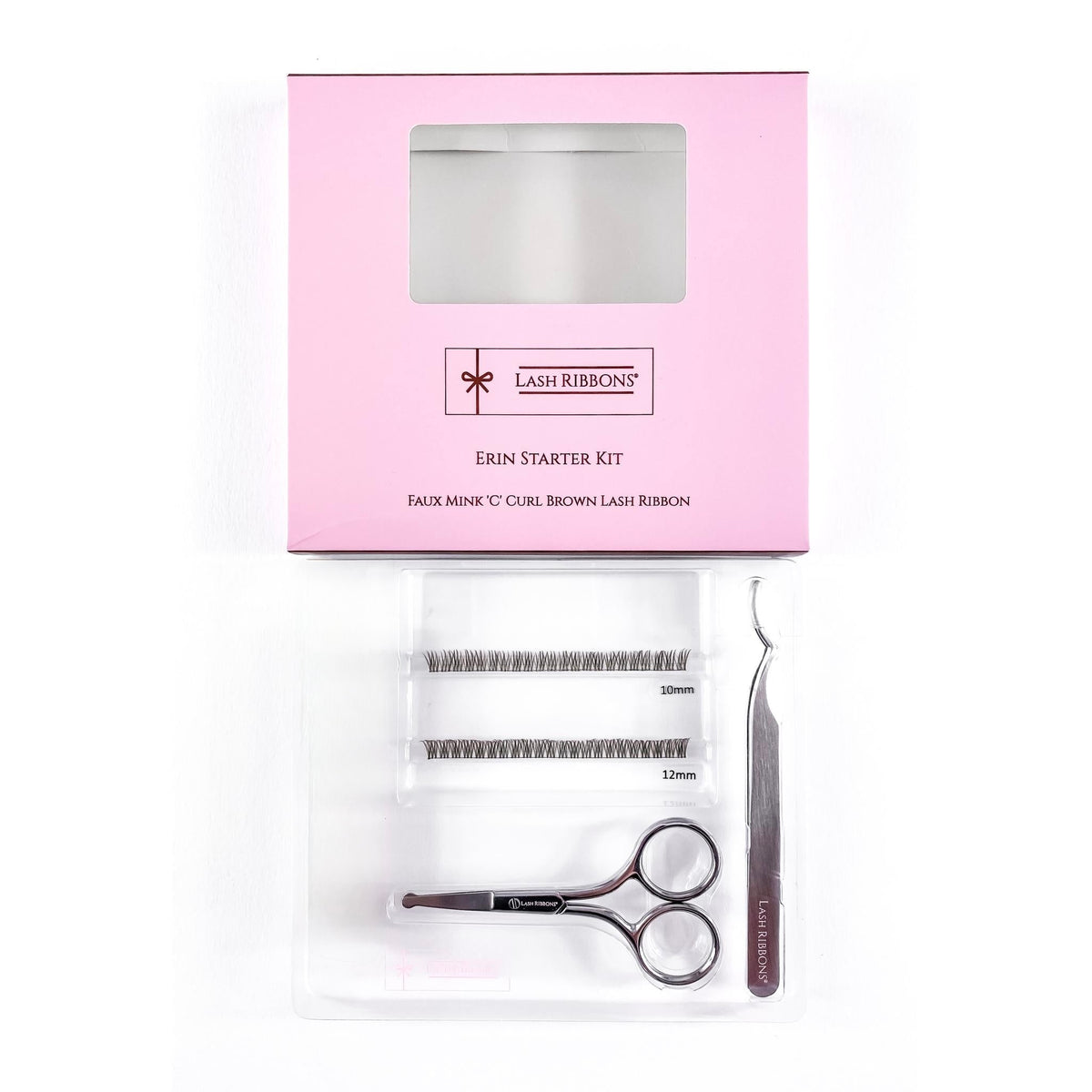 Boxed 'C' Curl Brown Half Lash Ribbons® Starter Kit - SALE ITEM - No Bond