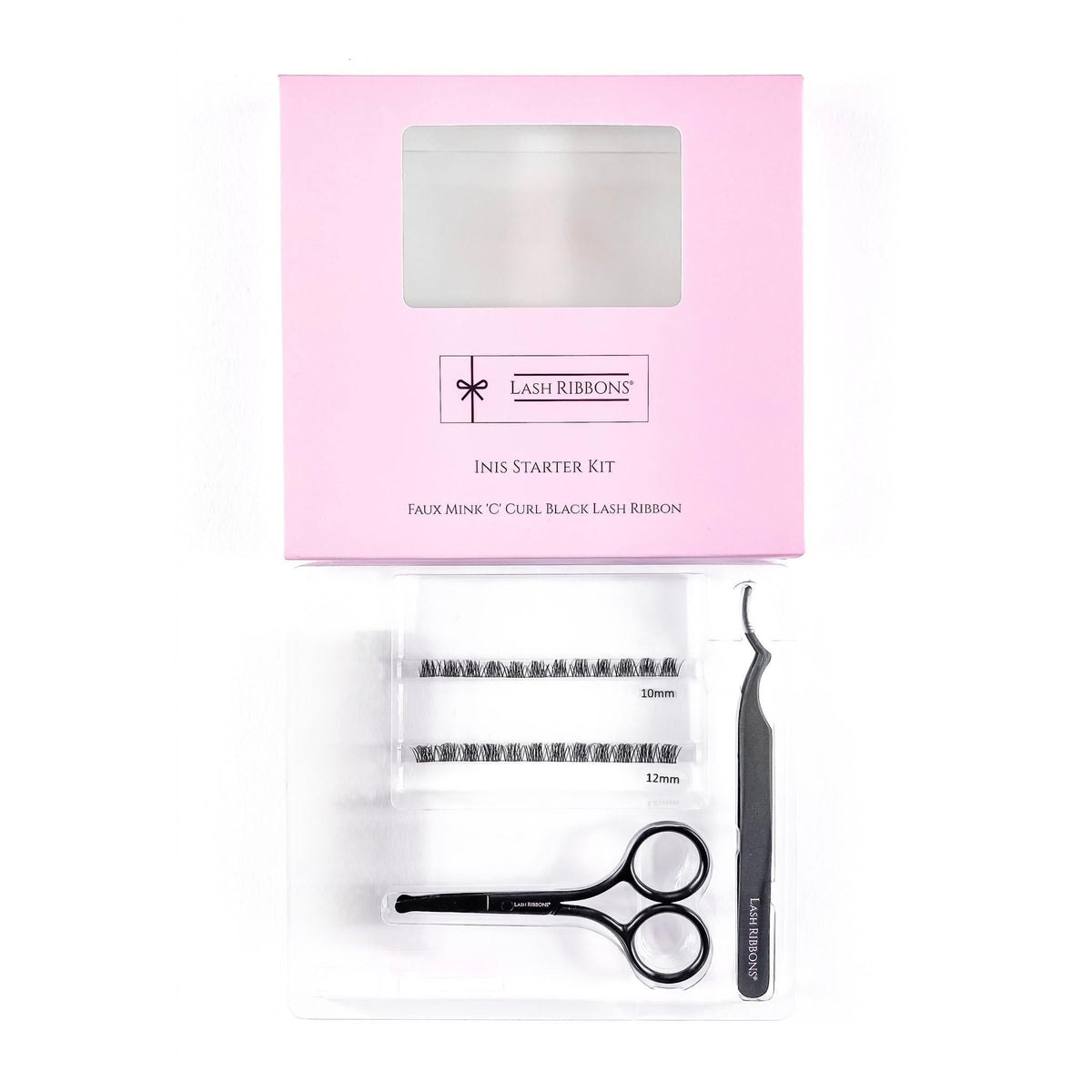 Boxed 'C' Curl Black Half Lash Ribbons® Starter Kit SALE ITEM - No Bond