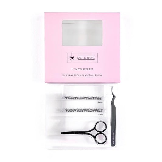 Boxed 'C' Curl Black Half Lash Ribbons® Starter Kit SALE ITEM - No Bond