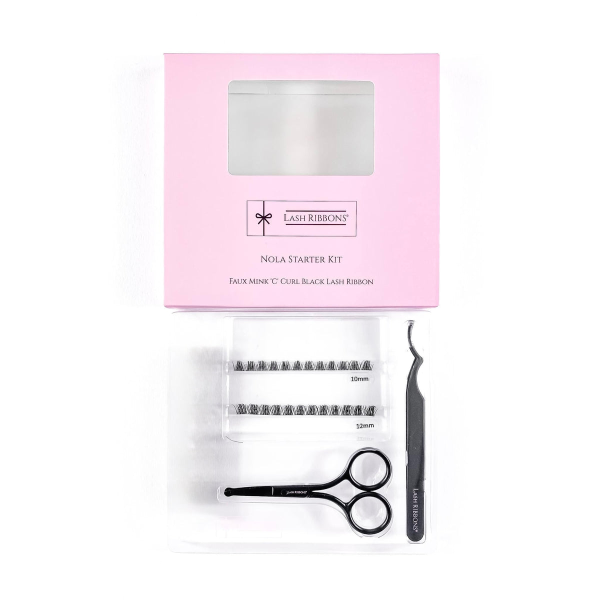 Boxed 'C' Curl Black Half Lash Ribbons® Starter Kit SALE ITEM - No Bond