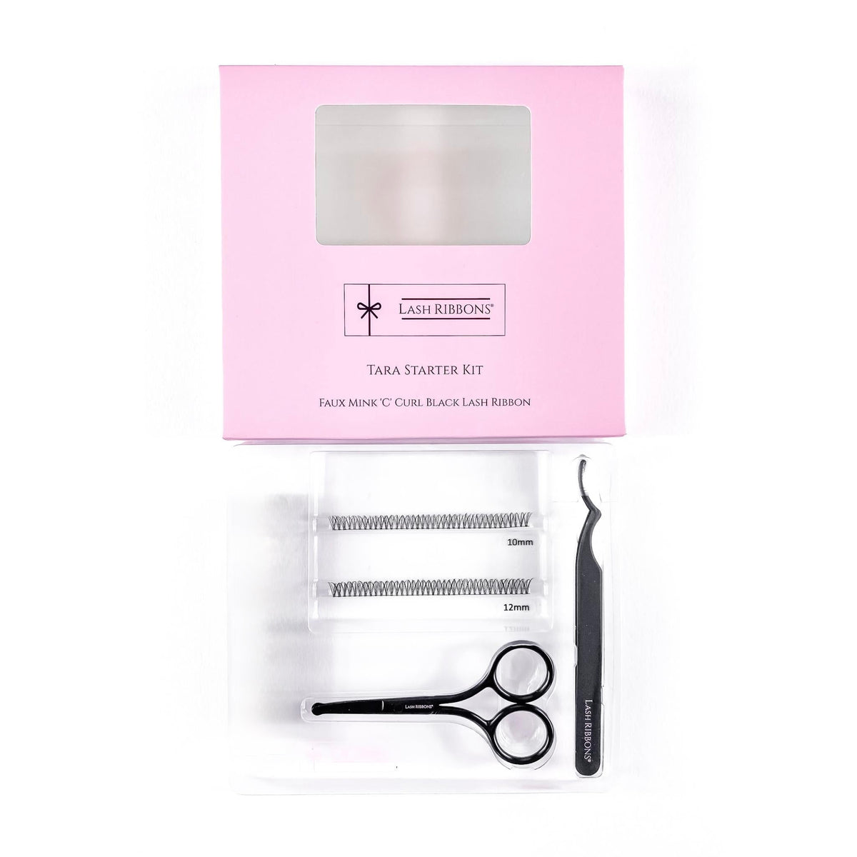 Boxed 'C' Curl Black Half Lash Ribbons® Starter Kit SALE ITEM - No Bond