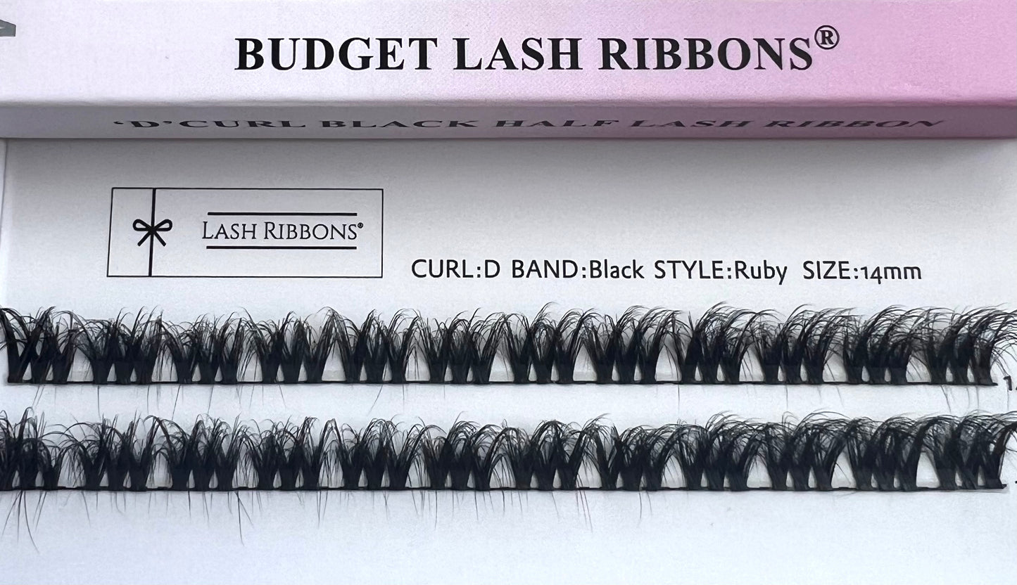 Ruby Fluff'Em Budget 'D' Curl Lash Ribbons®