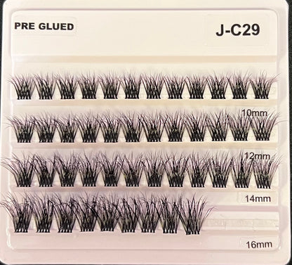 Pre-Glued Lashes - One Off Styles - Part Boxes (B)