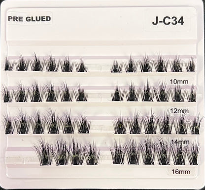 Pre-Glued Lashes - One Off Styles - Part Boxes (B)