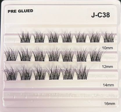 Pre-Glued Lashes - One Off Styles - Part Boxes (B)