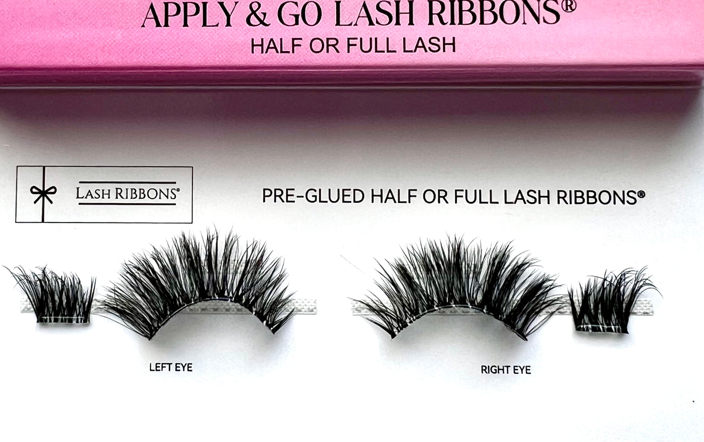 Pre-Glued No Faff Half or Full Lash- Fenella