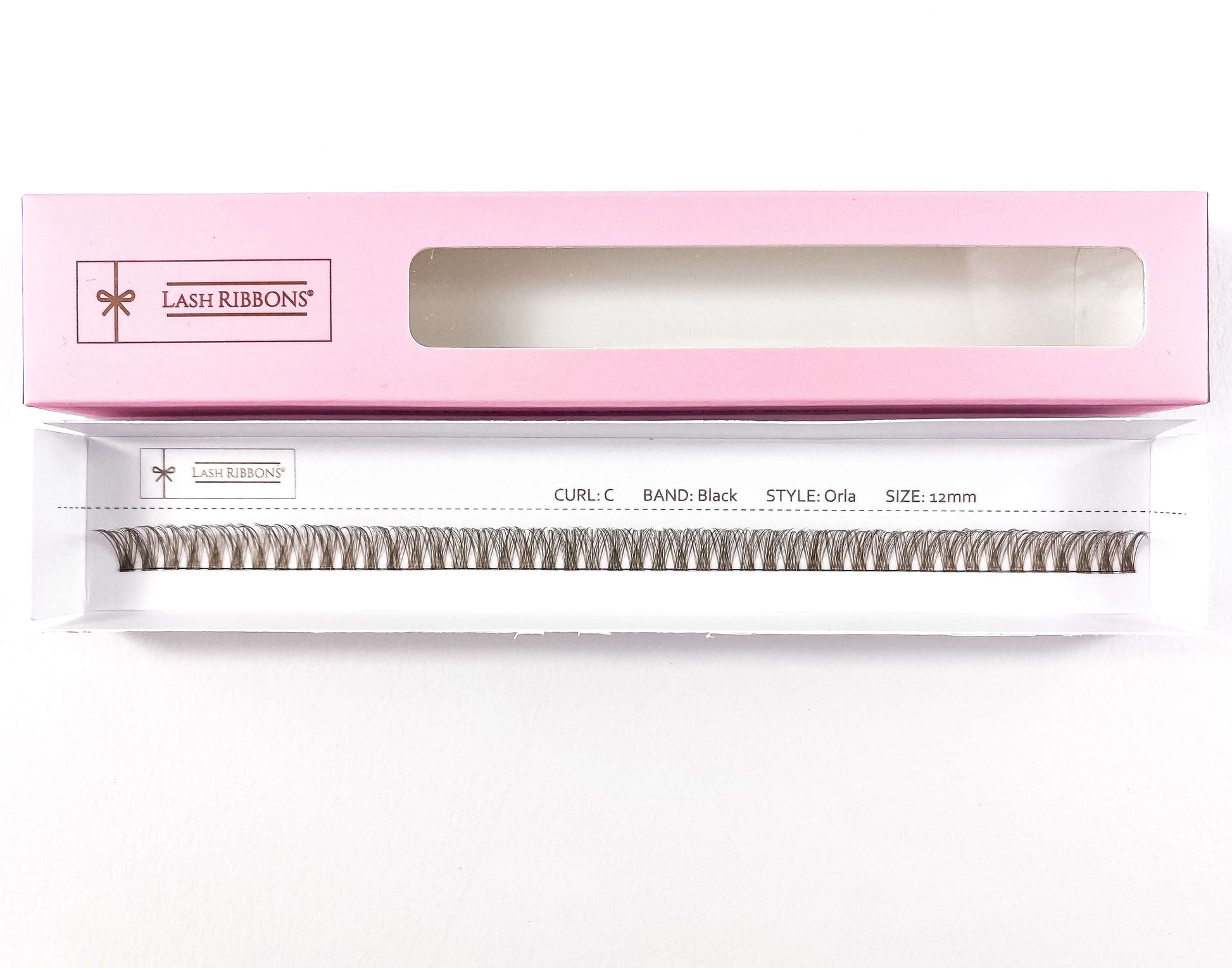 'C' Curl Brown Lash Ribbons® Starter Kit (With Clear Lash Bond) Lash Ribbons®