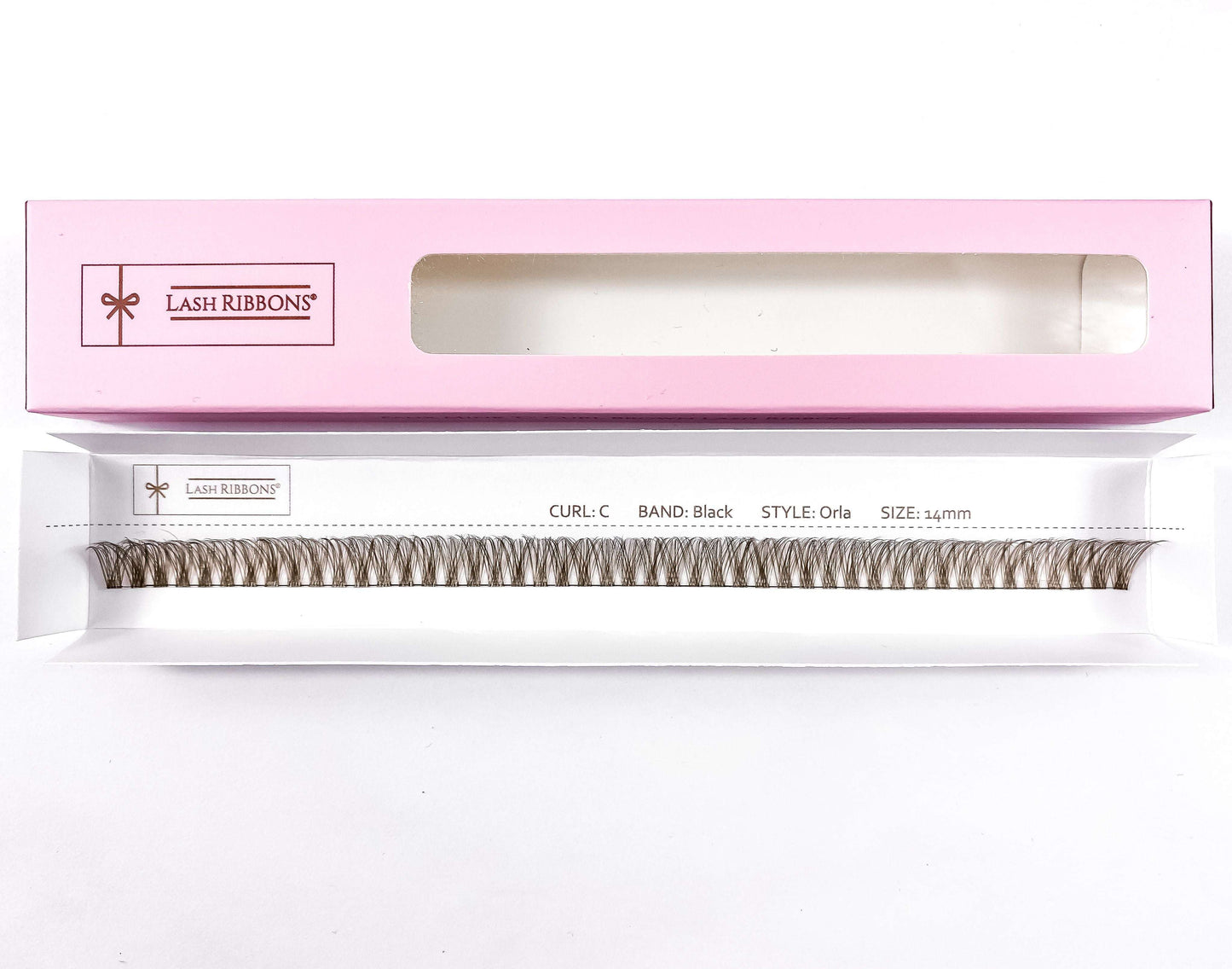 'C' Curl Brown Lash Ribbons® Starter Kit (With Clear Lash Bond) Lash Ribbons®