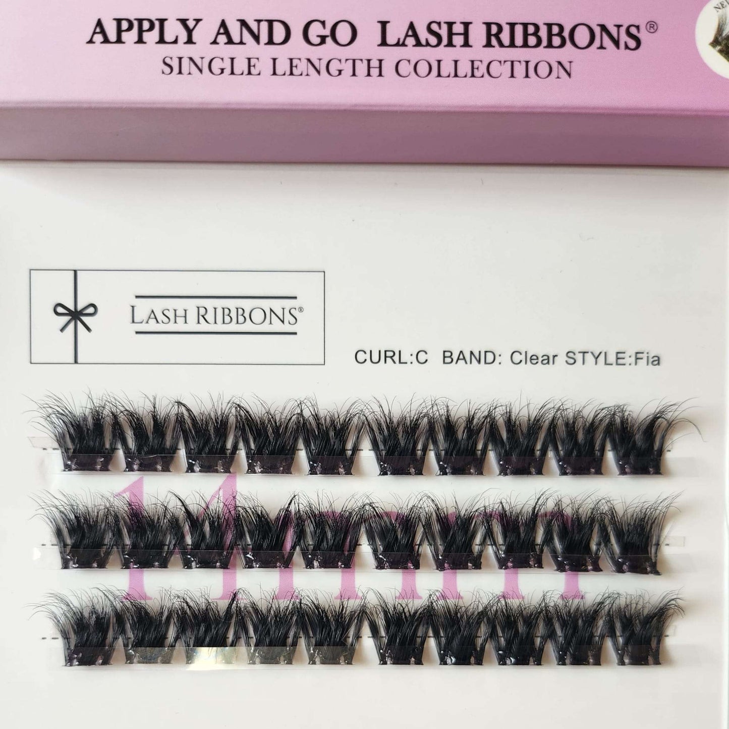 Pre-Glued Lashes - K Glue No Faff Lash - Fia Lash Ribbons®