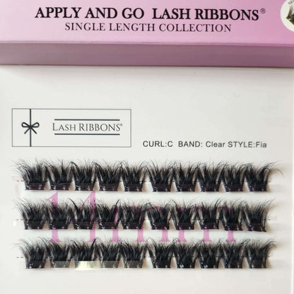 Pre-Glued Lashes - K Glue No Faff Lash - Fia Lash Ribbons®