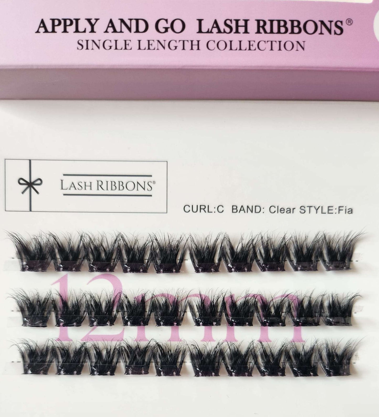 Pre-Glued Lashes - K Glue No Faff Lash - Fia Lash Ribbons®