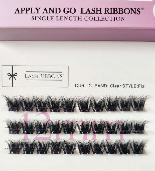 Pre-Glued Lashes - K Glue No Faff Lash - Fia Lash Ribbons®