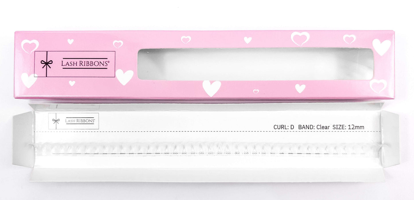 White 'D' Curl Lash Ribbons® Lash Ribbons®
