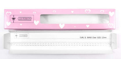 White 'D' Curl Lash Ribbons® Lash Ribbons®
