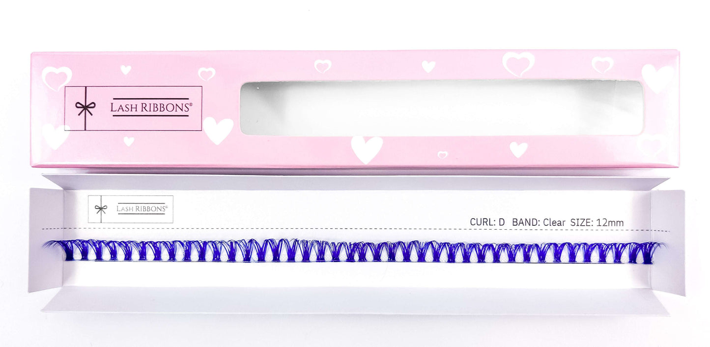 Dark Blue 'D' Curl Lash Ribbons® Lash Ribbons®