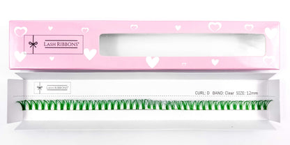 Emerald Green 'D' Curl Lash Ribbons® Lash Ribbons®