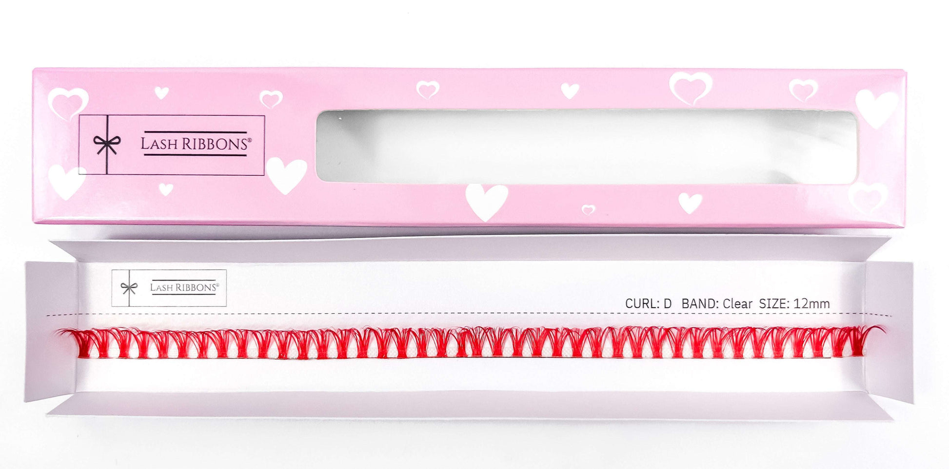 Red 'D' Curl Lash Ribbons® Lash Ribbons®