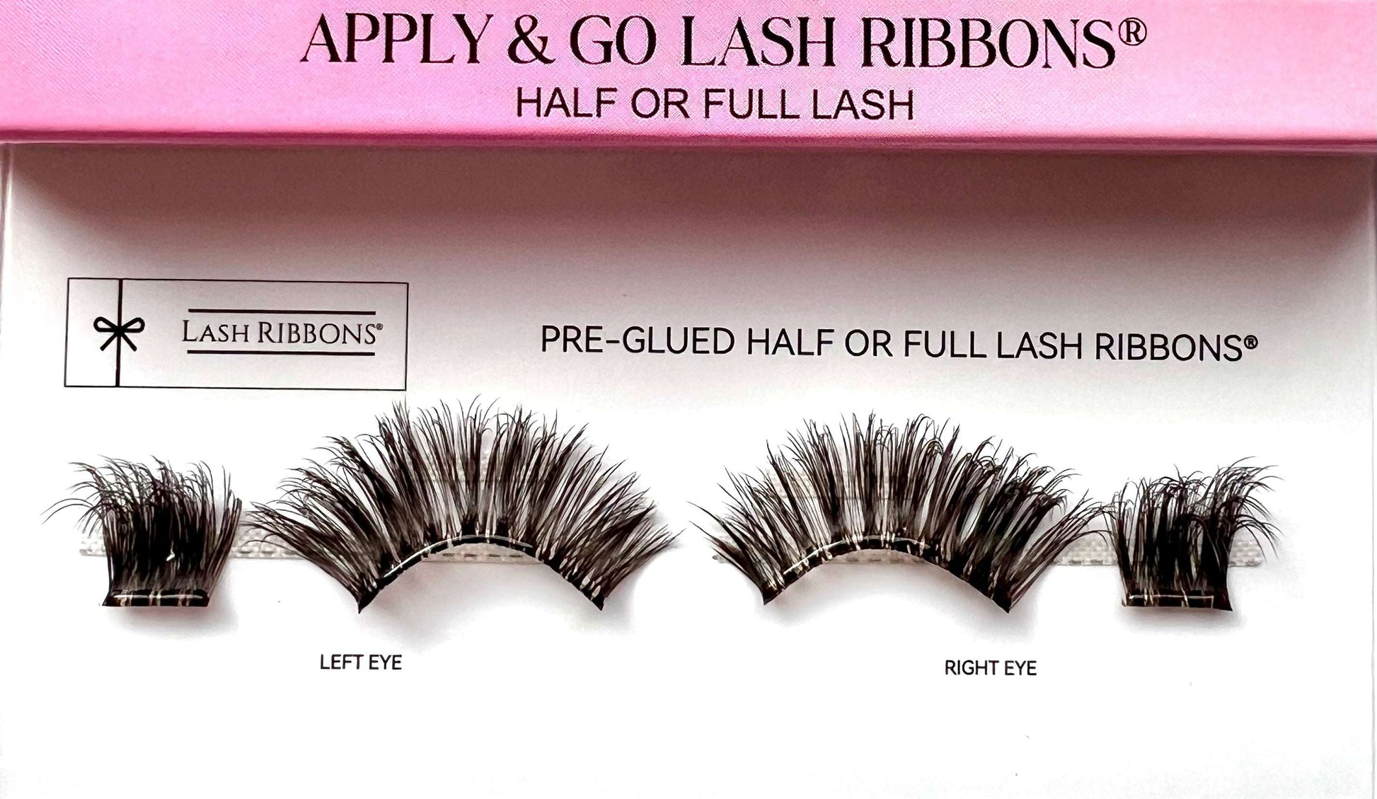 Pre-Glued No Faff Half or Full Lash- Nerisha (Dark Brown) Lash Ribbons®