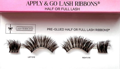 Pre-Glued No Faff Half or Full Lash- Nerisha (Dark Brown) Lash Ribbons®