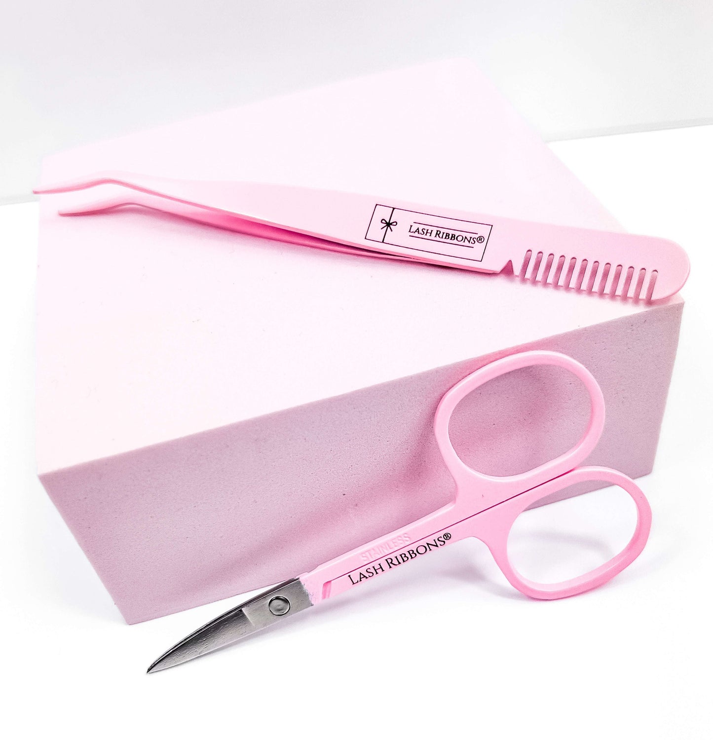 Pink Lash Applicator & Matching Scissors Lash Ribbons®